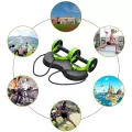 Revoflex Xtreme Abdominal Trainer Home Gym Home Workout Machine Revoflex Ab Wheel Home Gym - Green Ab Wheel Roller Sport Bodybuilding Revoflex Xtreme Dobule Wheels AB Roller Pull Rope Abdominal Trainer Gym Equipment Abs TrainerRevoflex. 