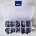 50 Pieces Fishing Rod Guides Set 10 Sizes Top for Rod Rebuilding. 