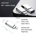 USB Metal 6GB 8G32GB 1 128GBTB 1TB U Stick 2 Rotating Waterproof [COD Gift Jivly Thing] 360% HP Flash Drive 512GB 256GB 64GB B OTG Pen Type Driver. 