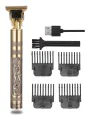 Professional Hair Clippers for Men, Tefuturein Cordless Zero Gapped Trimmer Hair Clipper, Professional Hair Trimmer, Gold Knight Close-Cutting Trimmers T-Blade Trimmer Electric Haircut Kit. 