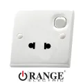 Orange Electric - 13A Plug Base Two Pin Switched Socket Outlet Switch Socket. 