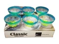 6 pcs high-quality glass bowls. 