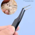 Manual Tweezers 2 In Tick Tweezers Stainless Steel Dog Louse Clip Durable Quick Tick Remover Tweezers Cat. 