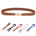 Elastic Thin Ladies Dress Belt Black Red White Skinny Women Waist Belt Strap Strench Female Waistband. 