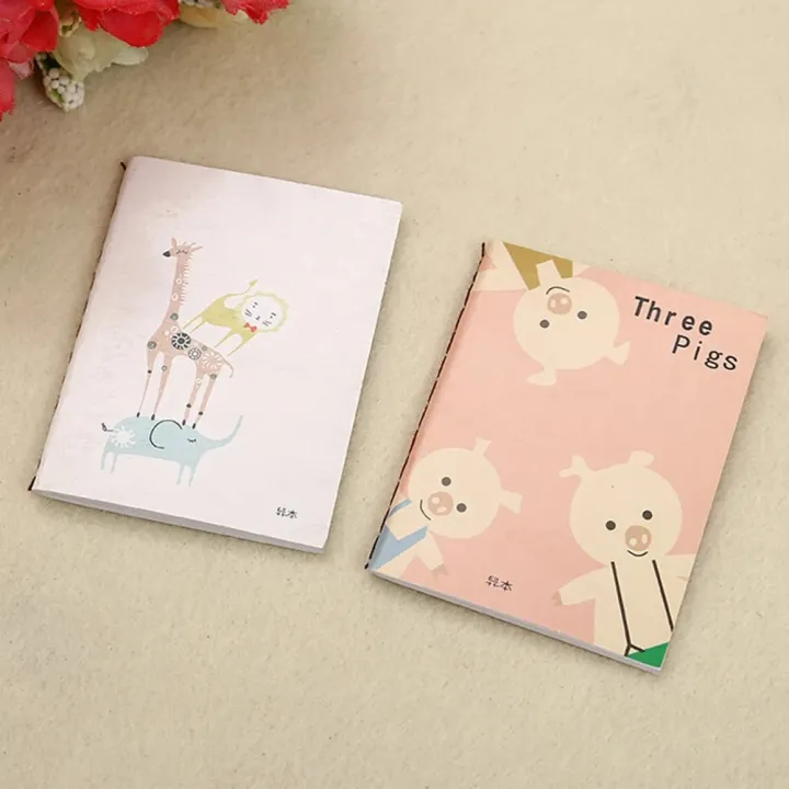 dairy%20books%20for%20girls%205Pcs%208cmx6cm%2020pages/sheet%20Retro%20Notepad%20Book%20Cartoon%20Image%20Notebook%20Vintage%20For%20Kids%20Stationery%20-%20Image%204