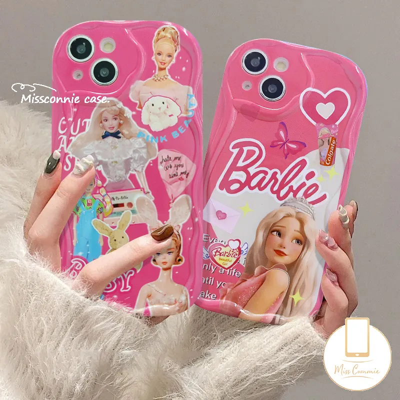 MissConnie Cute Cartoon Pretty Princess Barbie Case Compatible for