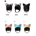 3MM Women Cat Ears Diving Hood Neoprene Diving Hood Waterproof Hat Wetsuit Hood Cap Swimming Snorkeling Caps With Chin Straps. 