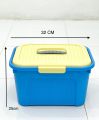 Plastic Storage Box Home Organizer With Lockable Lid Outdoor For Cloths Food Makeup Medicine Etc.. 