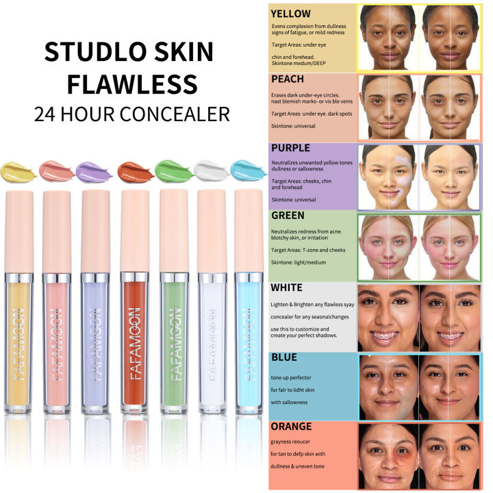 one%20Productei%20Blue%20Purple%20Green%20Liquid%20Concealer%20Lasting%20Moisturizing%20Waterproof%20Matte%20Concealer%20Full%20Cover%20Acne%20Dark%20Circles%20Corrector%20Makeup%20-%20Image%202