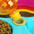 Small Double Bowls Cute Multi-Purpose Candy Colour Puppy Rabbit Cat Food Bowl Pets Food Bowls Food Dish Pet Feeders Auto Water Feeder Cat Bowl Feeder Travel Bowl Food Plate Pet Plate Water Dispenser Pet Food Bowl Cat Dish Pet Dish Food Grade Plastic Cats. 