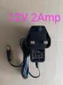12V 2A Power Supply AC Adapter, AC 100-240V to DC 12 Volt Transformers, 2.1mm X 5.5mm Wall Plug (12 Volt - 2amp - pack). 