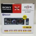 AC 220V DC 12V USB SD Bluetooth FM Radio Stereo Amplifier With Remote Control AK-699BT. 