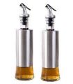 Olive Oil Dispenser Reservoir Tank Soy Sauce Vinegar Wine Oil Bottle Glass Oil Control Pot Seasoning Bottle, 10.1 fl oz (300 ml). 