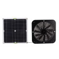 Greenhouse Solar Powered Fan 100W Round Effective Cooling Solar Panel Fan Kit. 