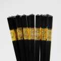 5 Pairs Alloy Chopsticks - Reusable Fiberglass Alloy Non Slip Japanese Chinese Korean Chop Sticks Pack by ZinZen. 