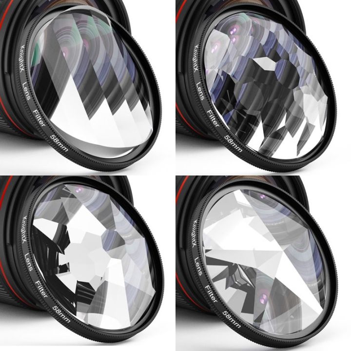 KnightX Special Effect Prism Filter Smartphone Fisheye Lens Zoom For Mobile Phone Camera Lens