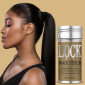 LOCKMIO Wax Stick Natural Coconut Oil Moisturizes Soften Smoothing Styling Flyaway Hair Edge Control Strong Hold Long Lasting. 
