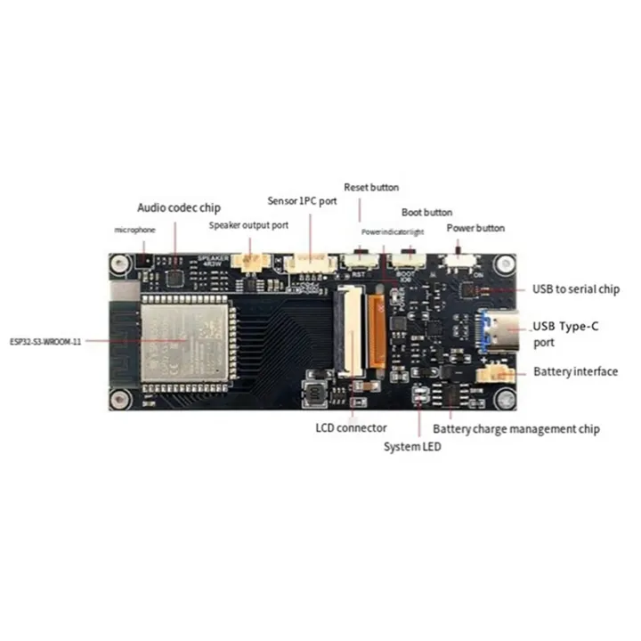 ESP32-S3%20Development%20Board%203.13-Inch%20Color%20LCD%20AI%20Chat%20Robot%20&Bluetooth%20376x960%2016.7M%20-%20Image%203
