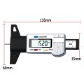 Car Tyre Tire Thickness Gauges Depth Gauge Digital Tyre Tire Tread Depth Gauge Caliper Tyre Wear Detection Measuring Instruments. 