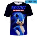 Sonic 2 Shirt Summer Kids Boys Super Sonic Anime T Shirts 3D Print Harajuku Casual Graphics Streetwear Short Sleeve Girls Shirts. 