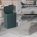 Battery-Powered Non-Contact 15L Trash Can for , Narrow Automatic Bagging Bin. 