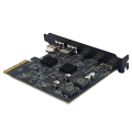 PCI Express X4 to 3 Port Type C + 2 Port USB3.2 Gen2 10Gbps Adapter ASM3142 + VL822 Chip PCIE USB Expansion Card. 