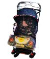 Baby Lightweight Folding Baby Stroller with Music adjustment wheels lock 3 step fold able for sleep with Laundry Bag. 