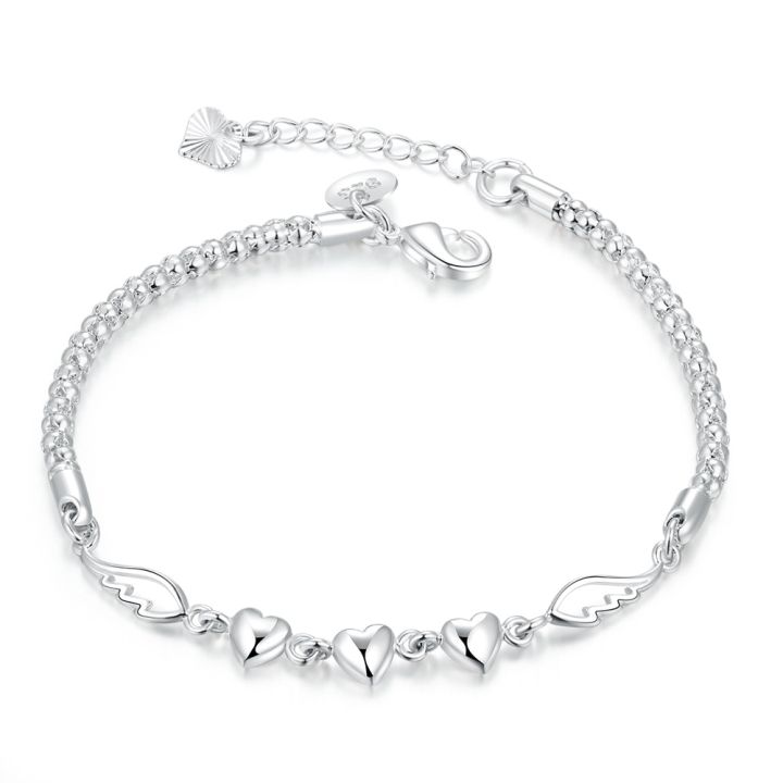 lady%20Charms%20Chain%20Beautiful%20bracelet%20silver%20cute%20fashion%20for%20women%20Wedding%20nice%20bracelet%20jewelry%20,%20h365%20-%20Image%203