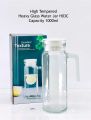 High Quality Glass Water Jug 1000ML Anti Spill Design Water Pitcher 1000ML/1L Capacity. 
