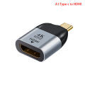 UHD 8K Type-C to Hdmi/VGA/DP/RJ45/Mini DP Video Converter 4K 60Hz USB C Adapter. 