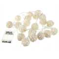 3M 20 LED Rattan Balls String Lights Fairy Garland Ball Light Holiday Lights for Patio Wedding Decor. 