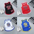 Children's Vest Shorts Sports Suit Boys and Girls Basketball Suit Baby's Jersey Kindergarten Performance Ball Suit. 