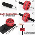 ABS Abdominal Roller Exercise Wheel Fitness Equipment Mute Roller For Arms Back Belly Core Trainer Body Shape Training Supplies. 