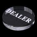 【The Timber Loft】Poker Dealer Button Acrylic PokerStars Dealer for Poker Cards Game 56mm Best. 