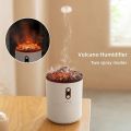 Volcano Fire Flame Air Humidifier Aroma Diffuser Essential Oils Diffuser Jellyfish Electric Aromatic Oasis for Home Bedroom. 