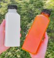 150/250/350/500Ml Refrigerated Square DIY Fruit Juice Bottle Transparent Beverage Drinking Bottle Containers For Outdoor Camping. 