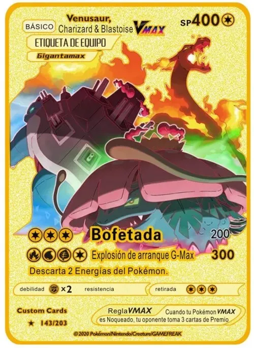 pokemon cards golden Spanish Pokemon Metal Cards Pokmon Letters Charizard Pikachu V VMAX Collection Gold Card GX Original Collection Toy Kid GiftsParty Games Crafts | Daraz.lk pokemon cards golden Spanish Pokemon Metal Cards Pokmon Letters Charizard Pikachu V VMAX Collection Gold Card GX Original Collection Toy Kid GiftsParty Games Crafts | Daraz.lk