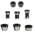 8 Pcs Router Collet Set Chuck Heads Adapter for Drills Engraving Trimming Carving Machine Electric Router Milling Cutter. 