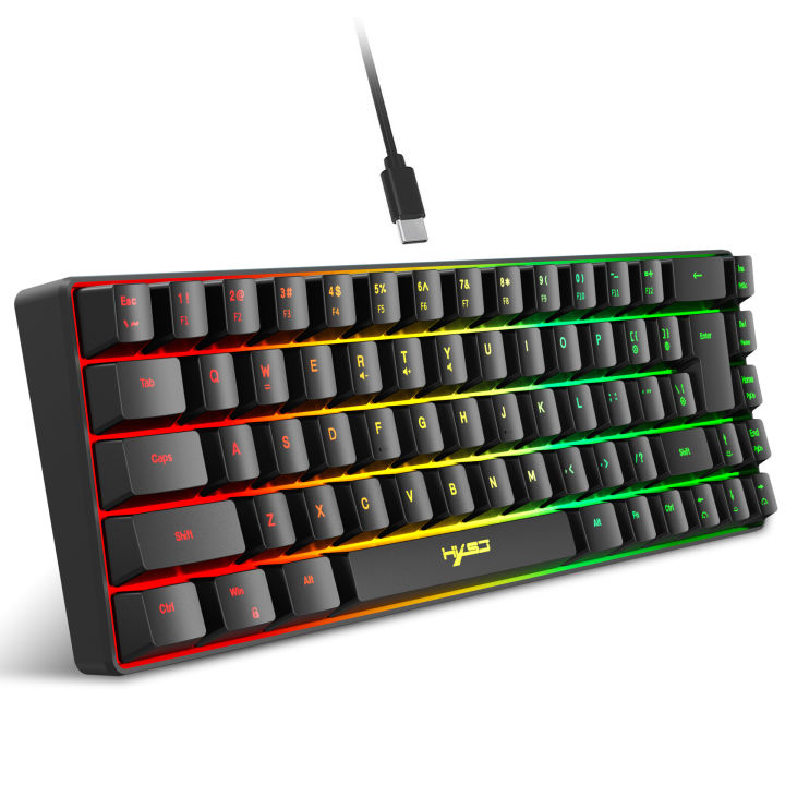 HXSJ%20Wired%20Portable%2068%20Key%20Mechanical%20Touch%20Film%20Game%20Keyboard%20ABS%20Material%20RGB%20Backlight%20-%20Image%206