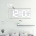 Multifunctional Large Digital Wall Clock 12H/24H Time Display With Alarm and Snooze Function Adjustable Luminance. 