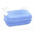 Plastic Soap Case - Blue. 