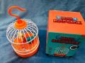 Bird Cage Toy Music and Light Battery Operated Voice Control Sensor Mini Birdcage for Kids. 