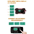 12V Le-ad A-cid Car Battery Charger Vehicle Car Pulse Maintenance Charger Auto Temperature Detection Pulse Repair Charger LCD Screen. 