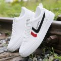 2023New Spring Handsome Sneakers Korean Style Fashionable All-Matching Sneakers Men's White Shoes Boy Student Shoes. 