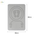 Jump Rope Mat Anti Slip Yoga Mat Sound Insulation Skipping Mat Jump Rope Pad. 
