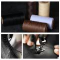260m 150D 0.8mm Leather Sewing Hand Stitching Waxed Thread String Cord for Leather DIY Crafts. 