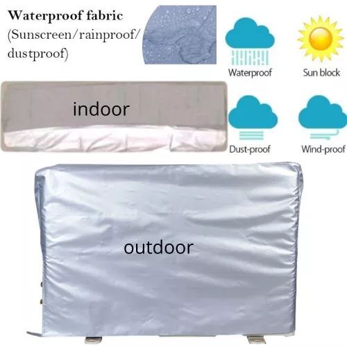 Dustproof Unit Universal DustProof WaterProof AC Cover - Indoor Outdoor Unit ...
