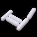 5 Pcs 25mm(1 Inch) PTFE Magnetic Stirrer Mixer Stir Bar,White Color,Laboratory Bar,Stir Plate Bar,7mm25mm Stir Bars. 