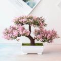 Artificial Plants Bonsai Small Tree Pot Plant Flowers Potted Ornaments For Home Room Table Decoration Hotel Garden Décor. 