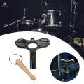Drum Tuning Key Drill Bit for Drum Beginners Drum Enthusiasts Drummers. 